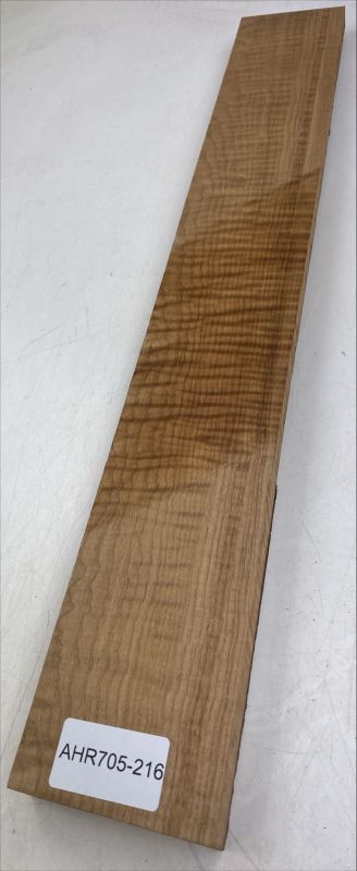 Neck Sycamore / European Maple, curly, "Caramel" - Unique Piece #216